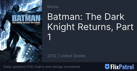 Batman The Dark Knight Returns Part 1 • Flixpatrol