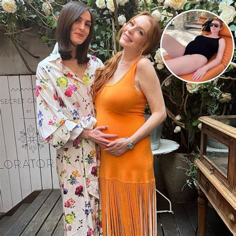 Lindsay Lohan Is Glowing ‘mean Girls Actress Shows Off Growing Baby