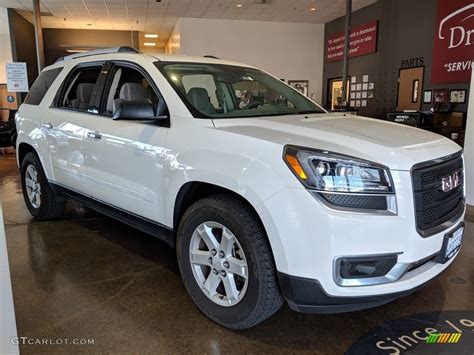 Summit White Gmc Acadia Sle Photo Gtcarlot