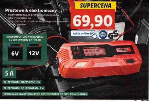 Promocja Ultimate Speed Prostownik elektryczny do akumulatorów o