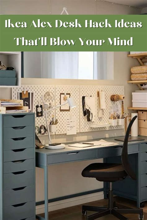 41 Ikea Alex Desk Hack Ideas Thatll Blow Your Mind Pink Pop Design