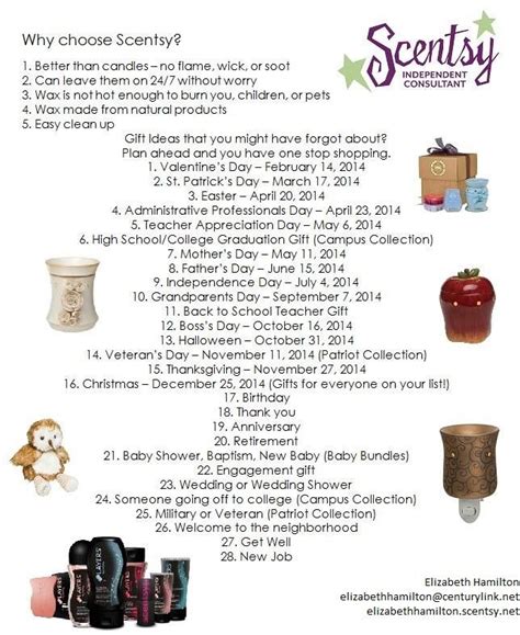 This Is Why You Should Choose Scentsy Contact Me For All Of Your