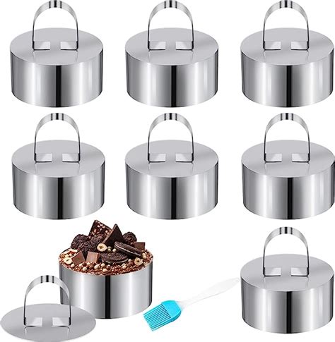 Dessertringe Speiseringe Servierringe Edelstahl Kuchenringe Set