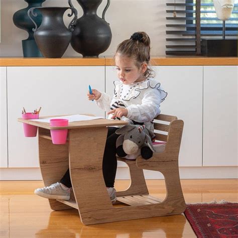 Mesa Mesinha Infantil Didática 1 Cadeira Elo7