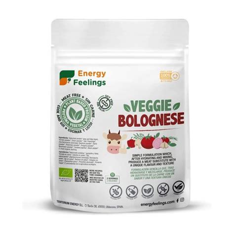 Veggie Boloñesa Eco Energy Feelings 140 G Doypack con Ofertas en