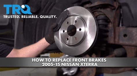 How To Replace Front Brakes 2005 15 Nissan Xterra Youtube