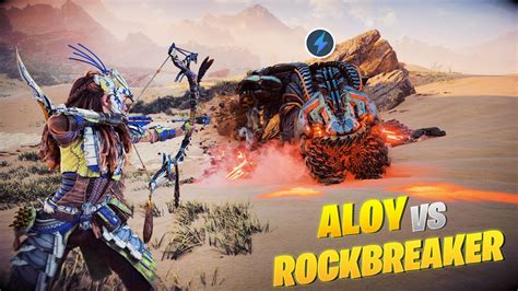 ROCKBREAKER Vs ALOY BOSS FIGHT HORIZON FORBIDDEN WEST YouTube