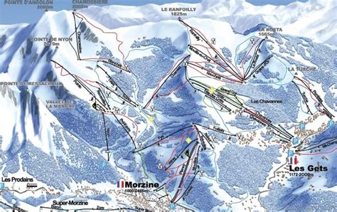 A Complete Guide To Morzine Travel & Tourism: Map Of Morzine - ToursMaps.com