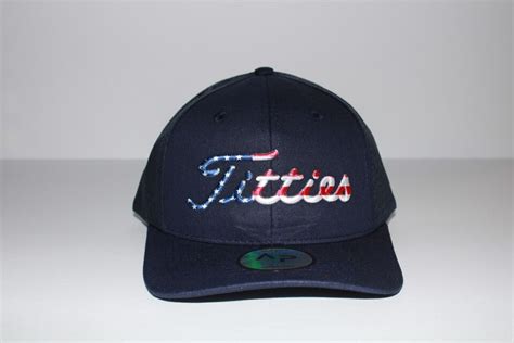 Usa Titties Golf Snapback Mesh Trucker Hat Not Titleist Funny Golf T