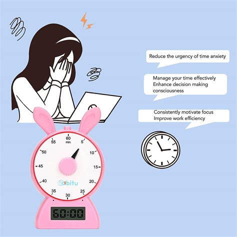 Visual Timer,Kitchen Timer,Time Management Countdown Timer for Kids