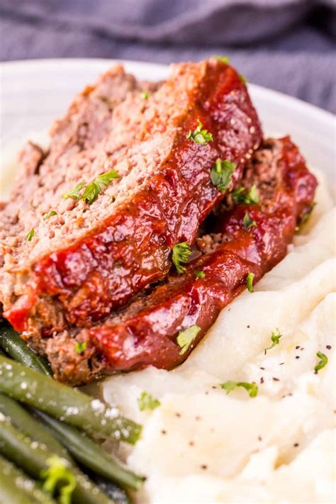 Traditional Beef Meatloaf Recipe Packed With Onions And Panko Bread