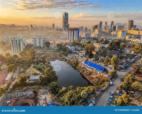 Addis Abeba, Ethiopia - 9 January 2023: Aerial Overview Of Addis Abeba ...