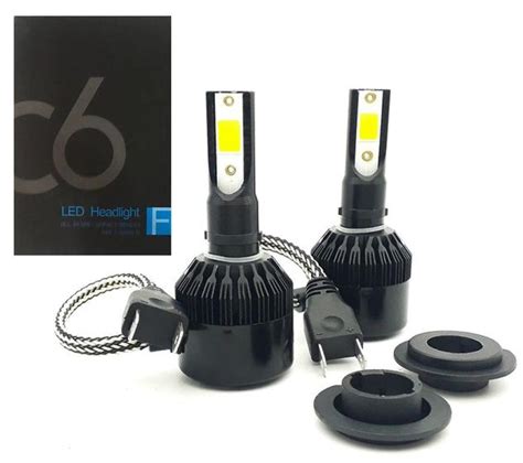 Kit lampadas super led c6 modelo h7 12v 24v 6000k MFL Lâmpada