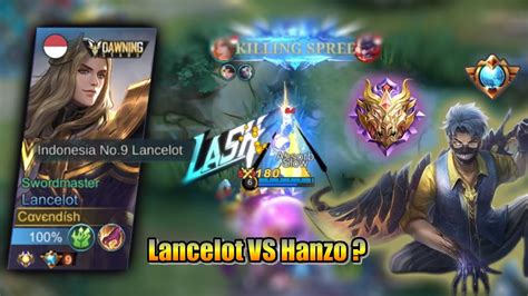 Lancelot Vs Hanzo Lancelot Ketemu Hanzo Di Mythical Glory Gameplay