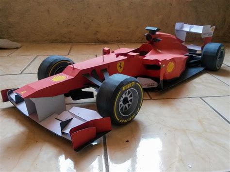 Ferrari F1 Diy Papercraft Model Built By Johann Cifuentes Of Guatemala