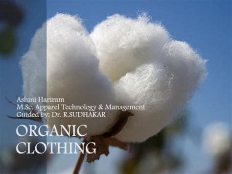 Organic Clothing Ppt