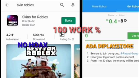 TUTORIAL CARA MENDAPATKAN ROBUX DI ROBLOX FREE YouTube