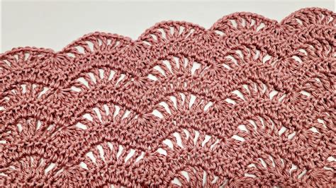 How To Crochet Lacy Stitch For Blankets Scarfs And Wraps Victorian