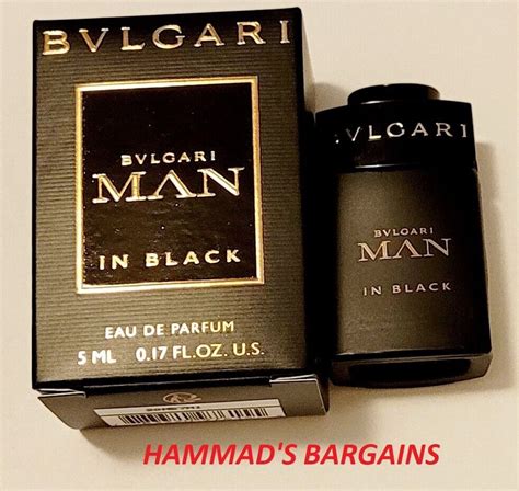 Bvlgari Man In Black Edp Oz Ml Splash Mini New In A Box