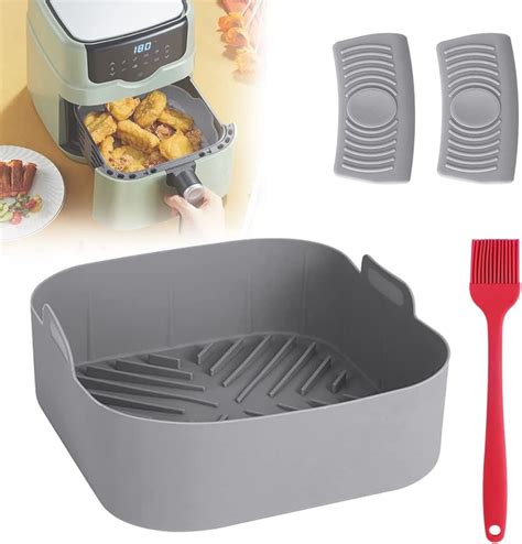 THATSRAD Panier à Friteuse en Silicone Panier Air Fryer Silicone