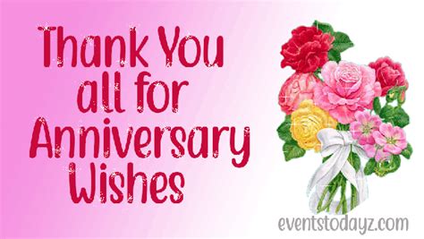 Anniversary Wishes Reply Thank You For Anniversary Wishes Thanks For