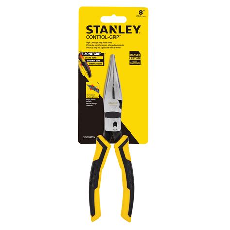 8 In Compound Action Long Nose Pliers STHT81195 STANLEY Tools