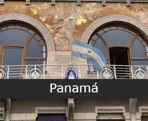 Embajada de Argentina en Panamá Panamá Información y Trámites