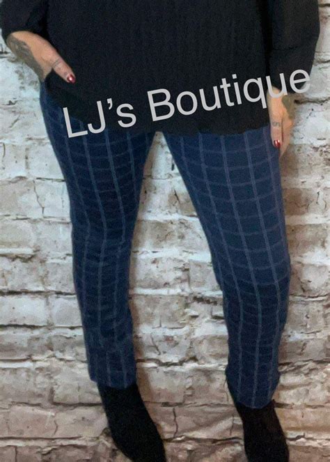 Navy Quality Lined Jeggings Ljs Ladies Boutique