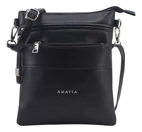 Morral Amayra Negro Correa Desmontable C2230 Acabado De Los Herrajes