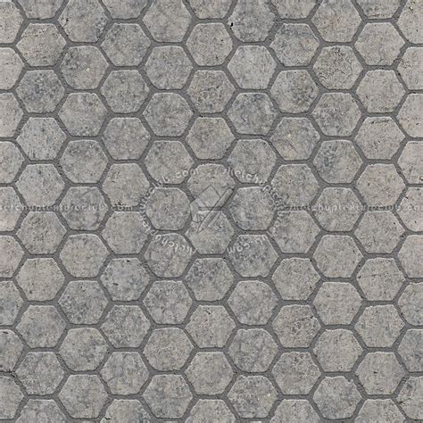 Hexagonal Outdoor Paving Textures Seamless