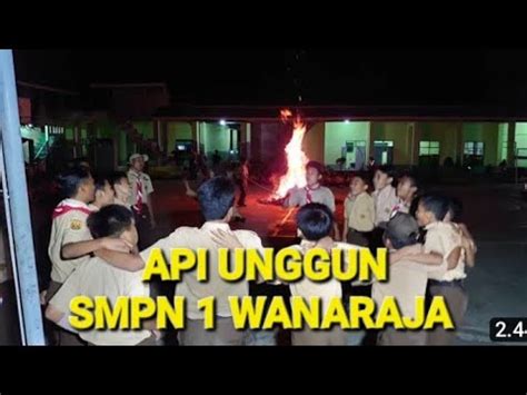 Api Unggun Perkemahan Sabtu Minggu Smpn Wanaraja Pramuka Persami