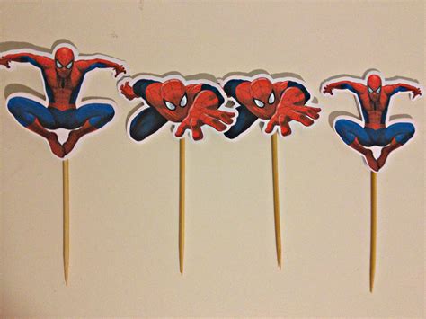 Printable Spiderman Cupcake Toppers