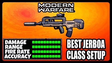 New Overpowered Fr Jerboa Class Setup In Modern Warfare Best Fr