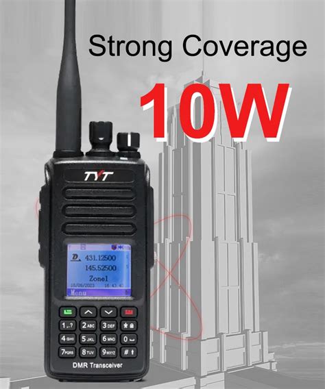 TYT MD-UV390 PLUS 10W IP67 Dual Band DMR Radio VHF/UHF Digital Walkie ...