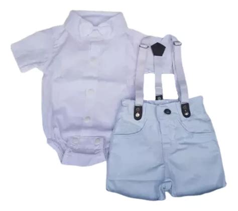 Roupa Batizado Menino Pajem Conjunto Social Batismo Infantil