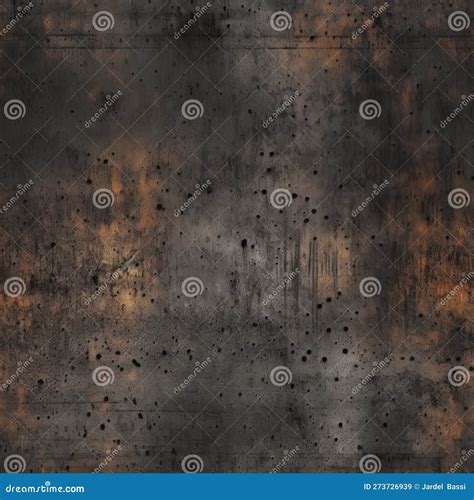 Seamless Steel Metal Grunge Rusty Texture Stock Illustration