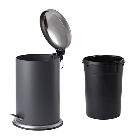 MJÖSA pedal bin dark grey 12 l IKEA Lietuva