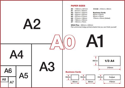 Paper Sizes - ikonPaper - Member of MOUSSA's Holding