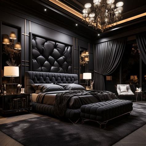 Dark Theme Beautiful Bedroom Dark Luxury Bedroom Dark Master Bedroom