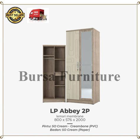 Jual Olympic Lemari Kayu Dua Pintu Lp Abbey 2p Lemari Pakaian