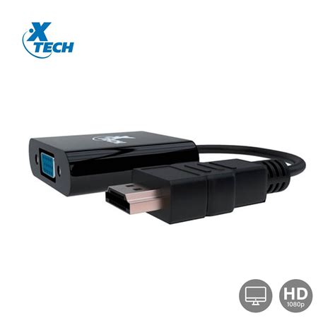 Adaptador De Video Hdmi Macho A Vga Hembra Xtc Lancomp Cl