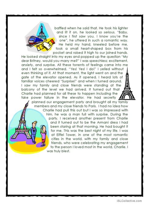 Landmark Eiffel Tower English Esl Worksheets Pdf Doc