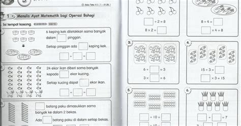 Latihan Matematik Bahagi Tahun Buku Aktiviti Ms Nbkomputer