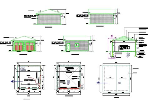 Garage In Autocad Cad Download 14374 Kb Bibliocad