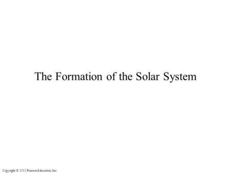 Pearson Education Inc Chapter The Outer Solar System Ppt