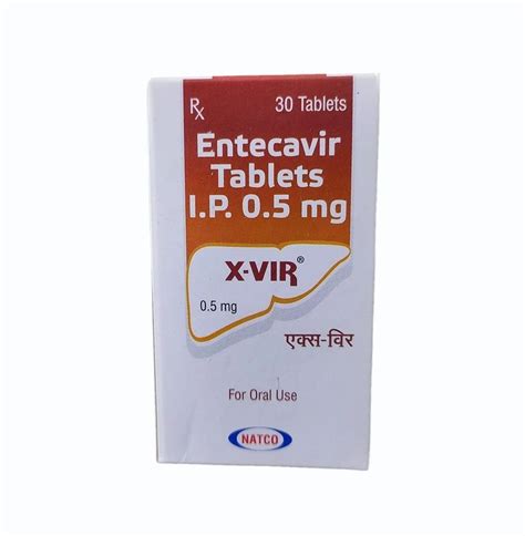 0 5mg Entecavir Tablets At Rs 1100 Bottle Entecavir Tablet In New