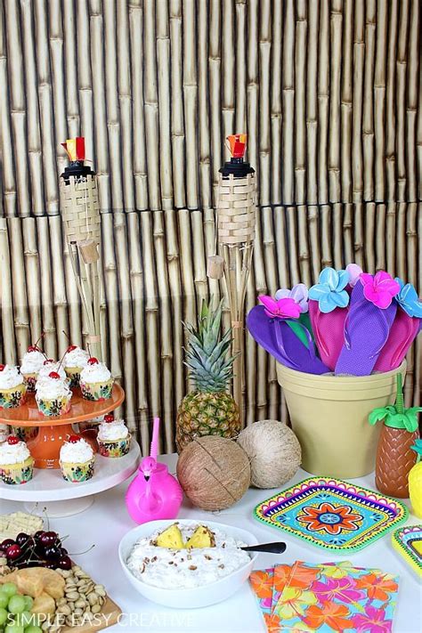 Luau Party Ideas These Fun Hawaiian Luau Party Ideas Are Fun And Easy Make Your Own Palm