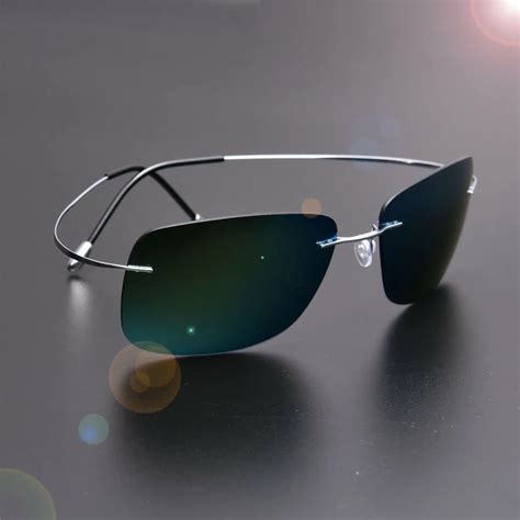 Screwless Frameless Ultra Light Hingeless Sunglasses Rimless Pure