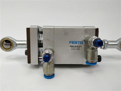 Festo Adngf P A Pneumatic Compact Cylinder Ebay