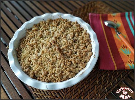 Crumble Aux Pommes Poires Et Figues Grignot Nat